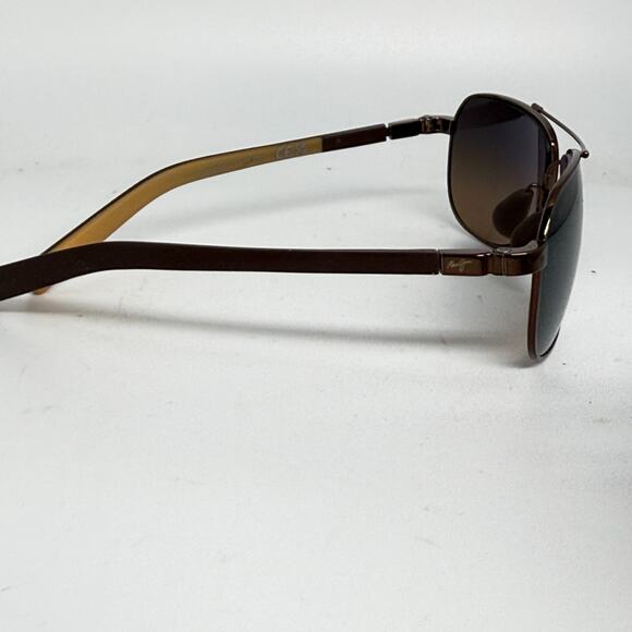 Maui Jim Guardrails MJ-327-23 Brown Aviator Sunglasses Frames 58-17 130 20493 - Picture 4 of 7